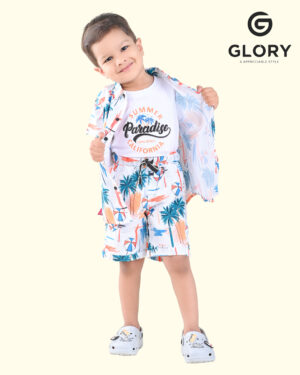 Boys Beach Theme 3 Piece Co-Ord Set