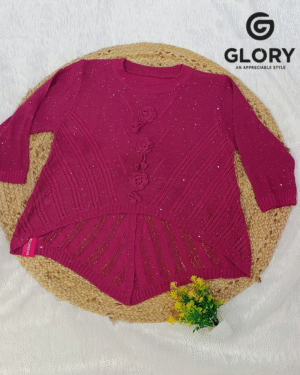 Women Crosio Party Wear Top – Stylish & Trendy Look