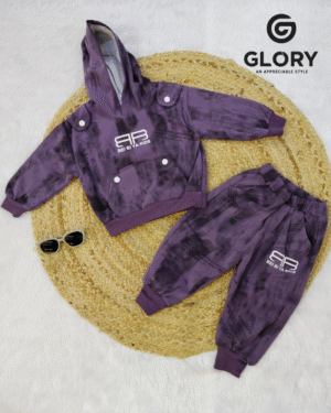 Boys Hoodie Cord Set | Printed Hoodie with Matching Bottom Wear